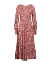 Beatrice B Beatrice .b Woman Midi Dress Pink Size 8 Viscose, Silk In Pink