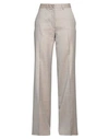 Kiton Woman Pants Beige Size 10 Wool, Silk, Linen, Cotton In Beige