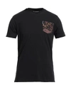 Ben Sherman Man T-shirt Black Size S Organic Cotton