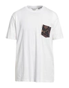 Ben Sherman Man T-shirt White Size Xl Organic Cotton