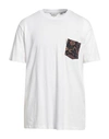 Ben Sherman Man T-shirt White Size Xl Organic Cotton In White