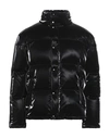 Saint Laurent Doudoune Quilted Shell-down Hooded Jacket In Black