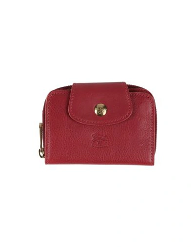 Il Bisonte Woman Wallet Red Size - Soft Leather