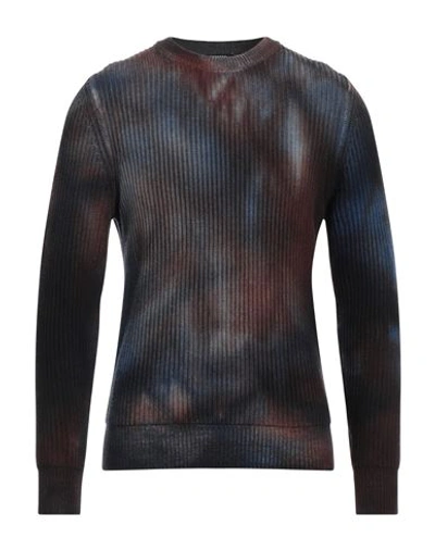 +39 Masq Man Sweater Dark Brown Size 44 Wool, Polyamide