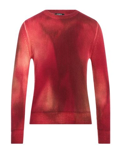 +39 Masq Man Sweater Red Size 44 Wool, Polyamide