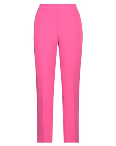 Rebel Queen Woman Pants Fuchsia Size L Polyester, Elastane In Pink