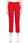 Theory Treeca Pull-on Pant In Admiral Crepe In Pink