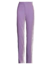 Boutique Moschino Woman Pants Lilac Size 10 Silk In Purple