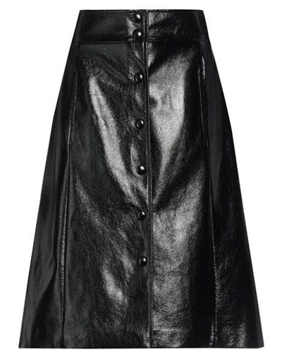 Kristina Ti Woman Midi Skirt Black Size 6 Polyester, Polyurethane