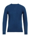 Yes Zee By Essenza Man Sweater Blue Size Xxl Acrylic, Nylon