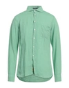 B.d.baggies B. D.baggies Man Shirt Green Size L Linen In Green
