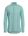 B.d.baggies B. D.baggies Man Shirt Light Green Size Xl Linen