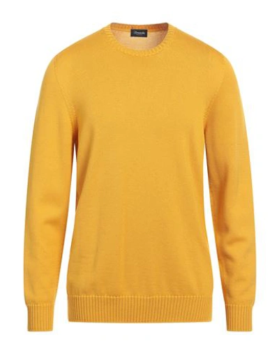 DRUMOHR DRUMOHR MAN SWEATER MARIGOLD SIZE 48 MERINO WOOL