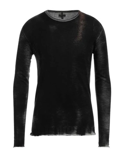 Md 75 Man Sweater Black Size L Wool