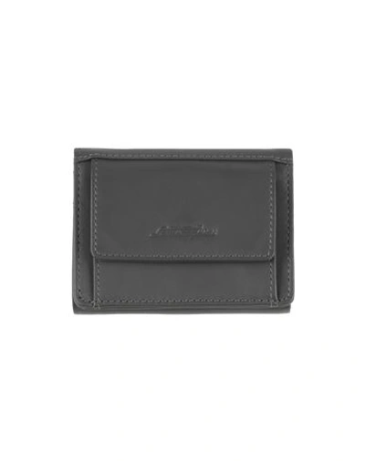 Automobili Lamborghini Man Document Holder Lead Size - Calfskin In Grey