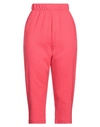 Alessio Bardelle Woman Cropped Pants Fuchsia Size M Polyester, Viscose, Elastane In Pink