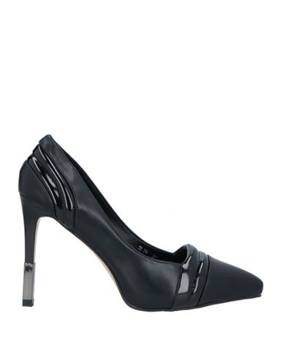 Tua By Braccialini Woman Pumps Black Size 11 Textile Fibers In Black