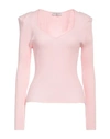 Maria Vittoria Paolillo Mvp Woman Sweater Light Pink Size 6 Viscose, Polyester