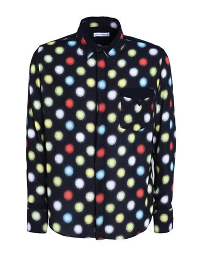 Rabanne Man Shirt Black Size 38 Polyester, Cotton