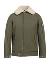 THE SEAFARER THE SEAFARER MAN JACKET MILITARY GREEN SIZE 42 COTTON