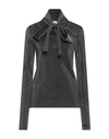 Circus Hotel Woman Sweater Steel Grey Size 6 Viscose, Polyamide, Polyester In Grey
