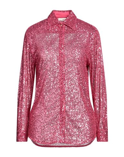 Modern Mo. De. Rn Woman Shirt Fuchsia Size 4 Polyester, Elastane In Pink