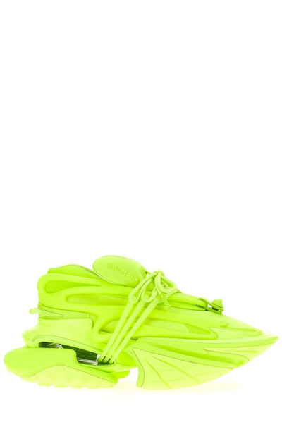 Balmain 'unicorn' Sneakers In Yellow