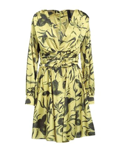 Revise Woman Short Dress Yellow Size S Polyester