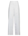 Twenty Easy By Kaos Woman Pants White Size 6 Viscose, Polyester, Cotton, Elastane In White