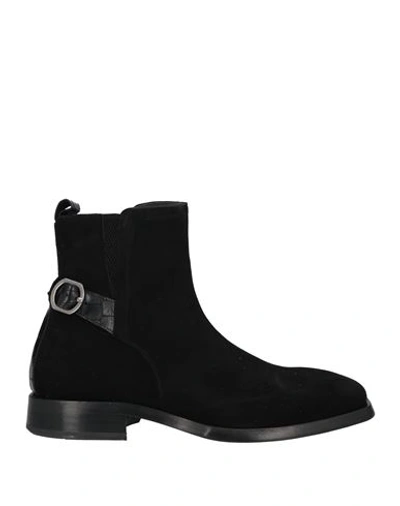 Mich E Simon Man Ankle Boots Black Size 13 Soft Leather
