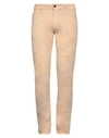Re-hash Re_hash Man Pants Sand Size 34 Cotton, Elastane In Beige