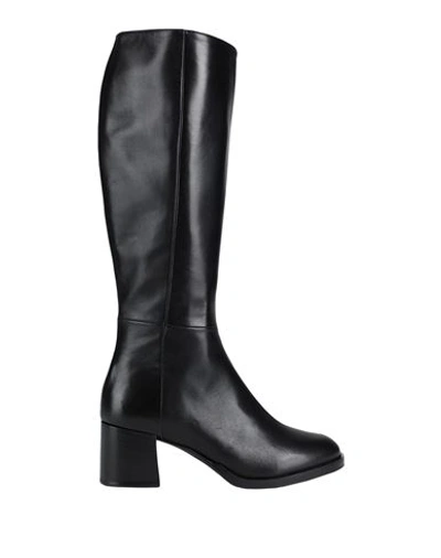 L'arianna Woman Boot Black Size 8 Soft Leather