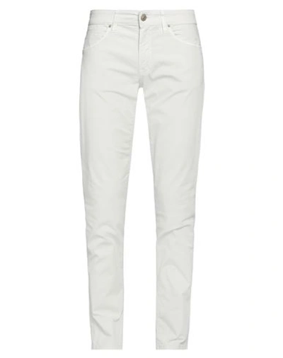 Siviglia Man Pants Light Grey Size 33 Cotton, Elastane In Grey