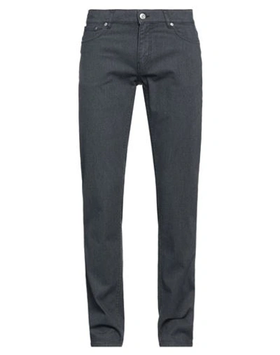 Trussardi Man Pants Midnight Blue Size 33 Cotton, Polyester, Elastane In Blue