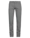 Trussardi Man Jeans Grey Size 31 Cotton, Lyocell, Polyester, Elastane