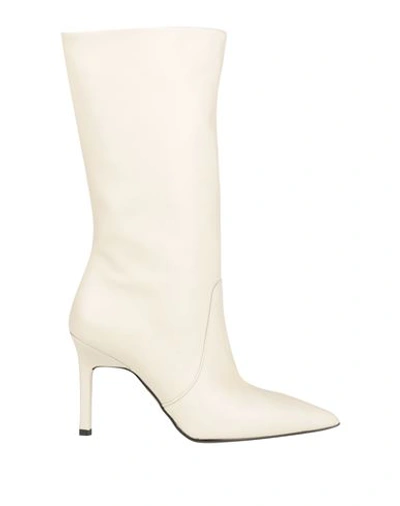 Islo Isabella Lorusso Woman Knee Boots White Size 9 Soft Leather