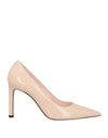 Hugo Boss Boss Woman Pumps Blush Size 5 Soft Leather In Pink