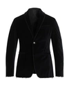 Messagerie Man Suit Jacket Dark Green Size 36 Cotton