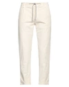 Daniele Alessandrini Homme Man Pants Cream Size 32 Cotton, Elastane In White