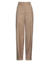 Burberry Woman Pants Khaki Size 4 Wool, Cupro, Elastane In Beige