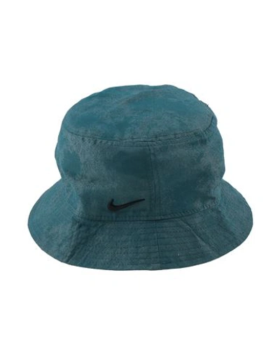 Nike Man Hat Deep Jade Size M/l Polyester In Green