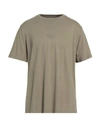 Guess Man T-shirt Sage Green Size Xxl Organic Cotton