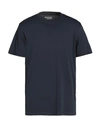 Selected Homme Man T-shirt Midnight Blue Size Xl Organic Cotton