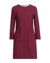 Semicouture Woman Mini Dress Mauve Size 10 Polyester, Virgin Wool, Elastane In Purple