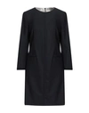 Semicouture Woman Mini Dress Midnight Blue Size 2 Polyester, Virgin Wool, Elastane