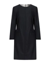 Semicouture Woman Mini Dress Midnight Blue Size 8 Polyester, Virgin Wool, Elastane