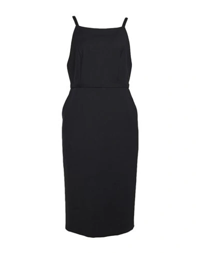 Ba&sh Ba & Sh Woman Midi Dress Black Size 3 Cotton, Viscose