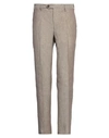 Pal Zileri Man Pants Dove Grey Size 40 Wool, Linen