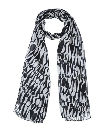 Missoni Woman Scarf Black Size - Modal, Cashmere