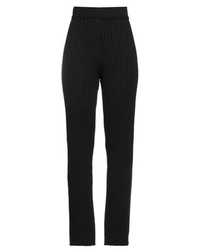 Rebel Queen Woman Pants Black Size M/l Polyamide, Viscose, Wool, Cashmere